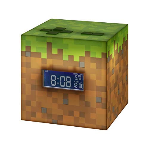 Paladone Minecraft Wecker mit offizieller Sonnenaufgangsmusik