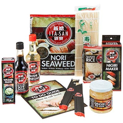 Sushi-Kit (9-teiliges Set) - ideales Geschenk für Sushi-Fans