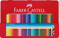 Faber-Castell Buntstifte Colour Grip, 36er Metalletui