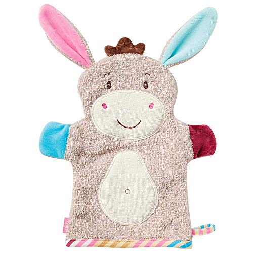 "Esel"-Waschhandschuh / Waschlappen mit Tiermotiv für fröhlichen Badespaß
