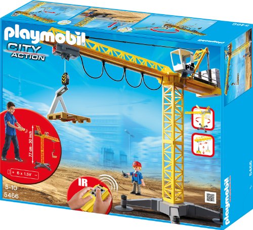 Playmobil - Großer Baukran mit Infrarot-Fernsteuerung