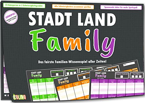Stadt, Land, Family - Das fairste Familienspiel Aller Zeiten