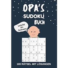 Opa's SUDOKU BUCH – Leicht bis Schwer