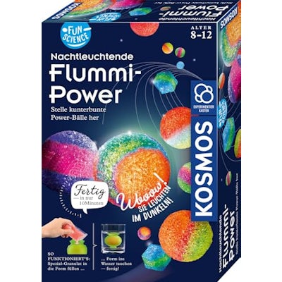 KOSMOS Experimentierset – Nachtleuchtende Flummi-Power