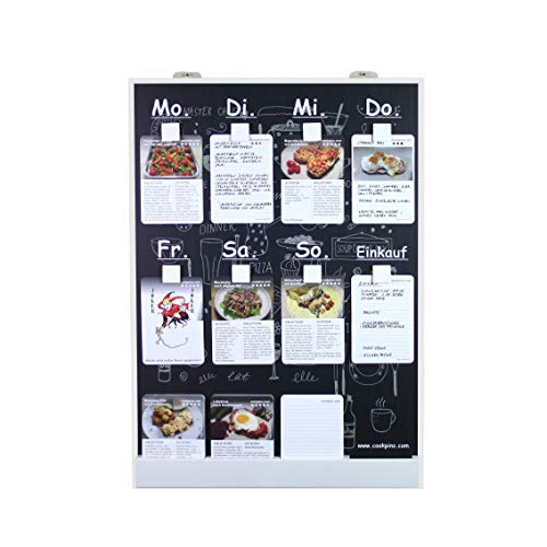 Familienkochplan - Speiseplan CookPins mit 200 Rezeptkarten