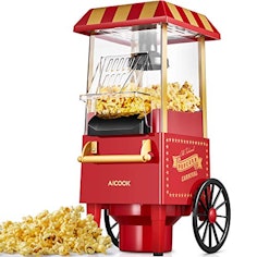 Retro-Popcornmaschine für Zuhause – ohne Feet, nur mit Heißluft