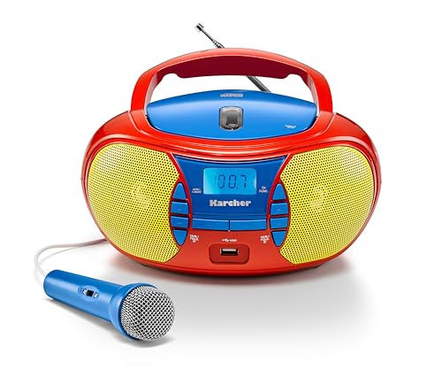 Tragbarer Kinder CD-Player – mit Radio, USB & Mikrofon