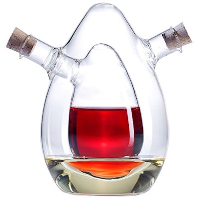 2in1-Essig- und Öl-Spender aus Glas