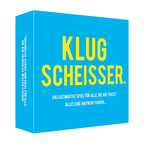 KLUGSCHEISSER - das ultimative Kartenspiel für alle, die auf (fast) alles eine Antwort haben...