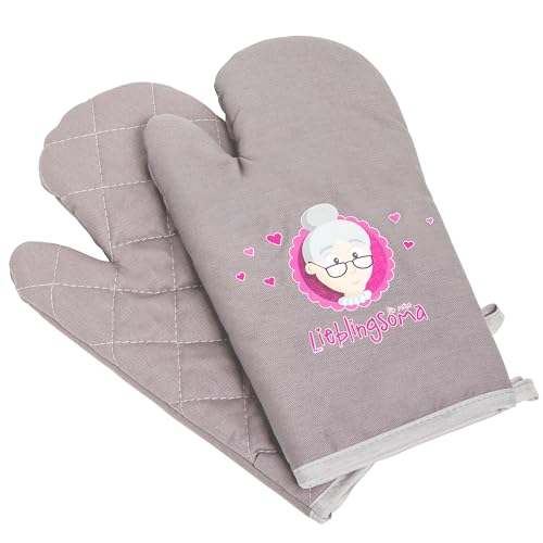 Ofenhandschuhe Set für Oma - "Für meine Lieblingsoma"