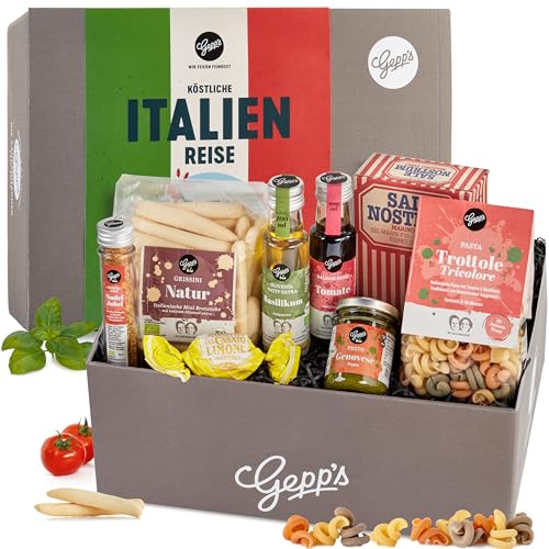 Gepp’s Feinkost Bella Italia Geschenkbox I Feinste italienische Delikatessen