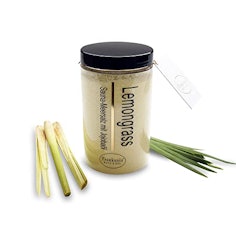 Sauna Salz Peeling – Lemongrass - Meersalz m. Jojobaöl – vegan – ohne Parabene