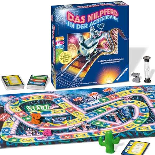 Das Nilpferd in der Achterbahn - Gesellschaftsspiel für die ganze Familie